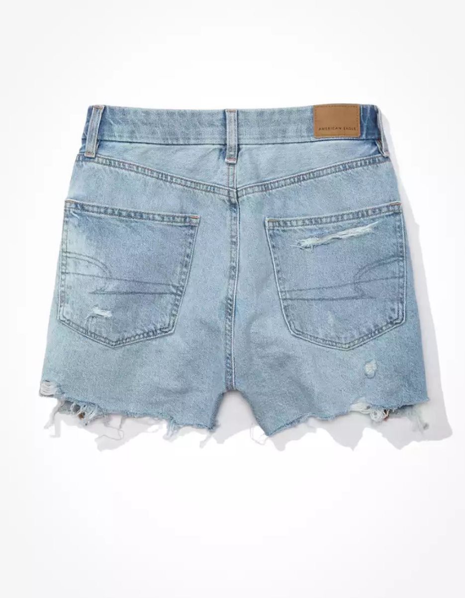 Shorts American Eagle AE Curvy Denim Mom Multicolore Femme | CKN-28090605